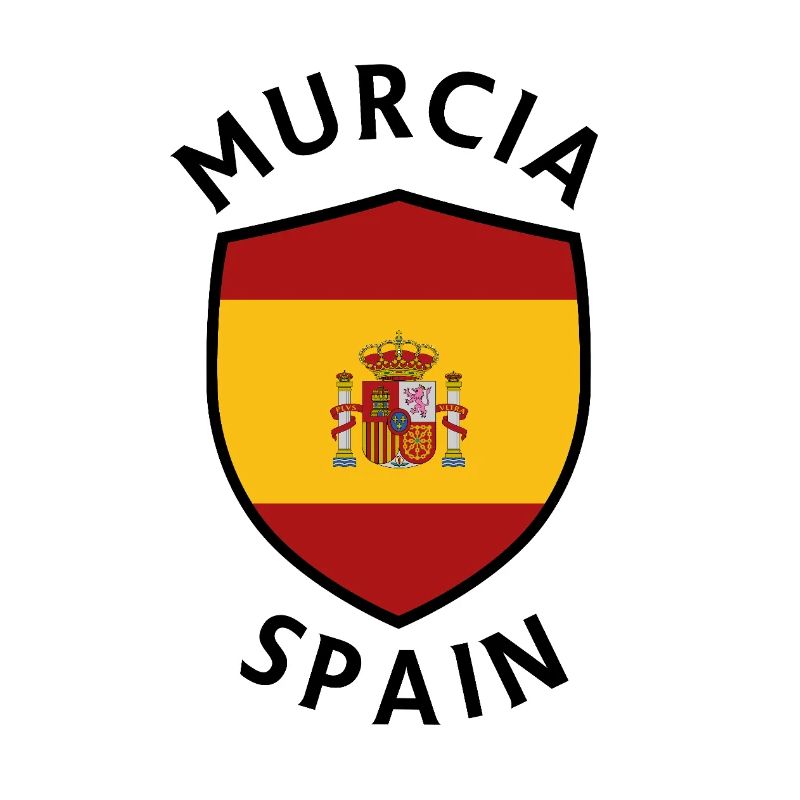 Bouclier de Murcie sous drapeau espagnol