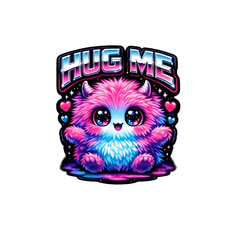 Hug Me Neon Monster