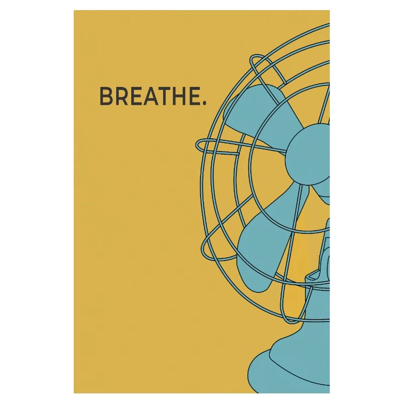 Affiche d’été moderne – Repos et refroidissement