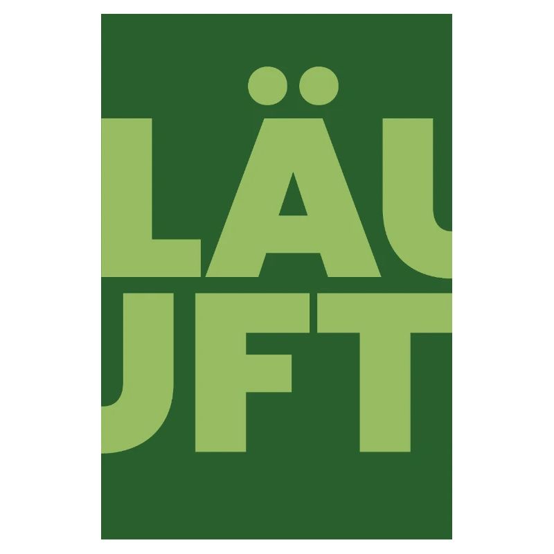 Course - Vert majuscule faute de frappe vert foncé