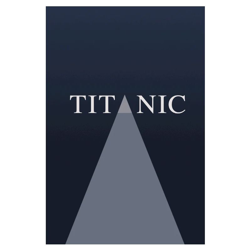 Affiche TITANIC Minimal Concept