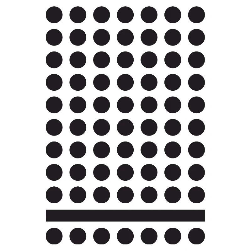 Monochrome Dot Grid Pattern