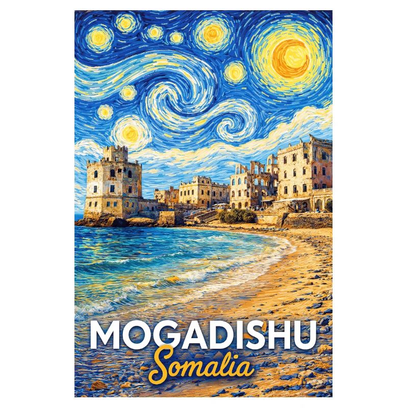 Mogadishu Somalia Starry Night