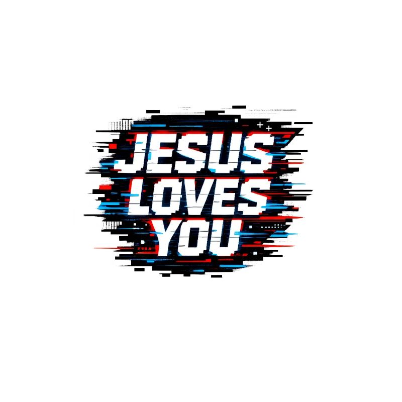 Jesus liebt dich Glitch