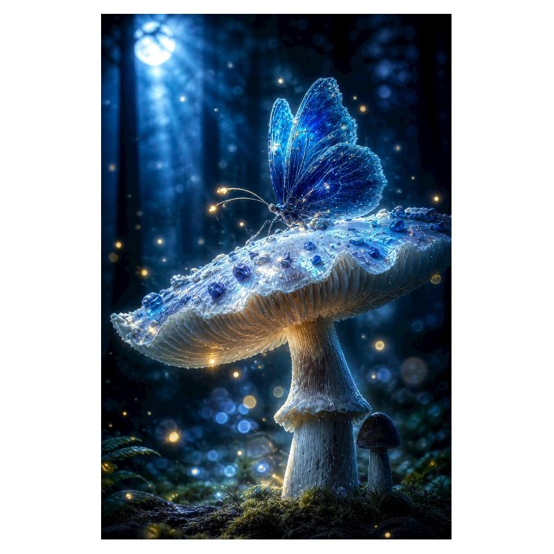 Papillon de la Forêt Bioluminescent