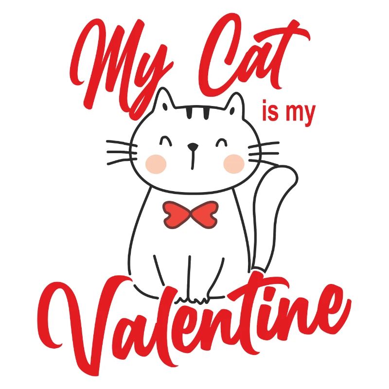 Saint-Valentin Mon chat est mon chat de la Saint-Valentin