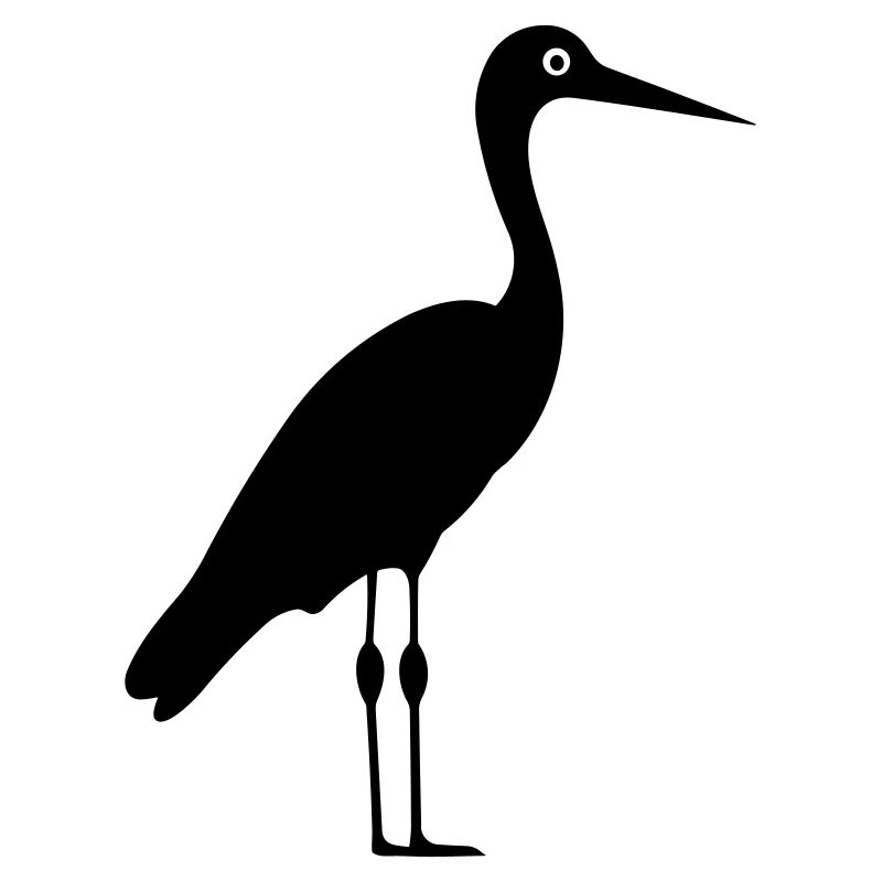 Simple petite cigogne