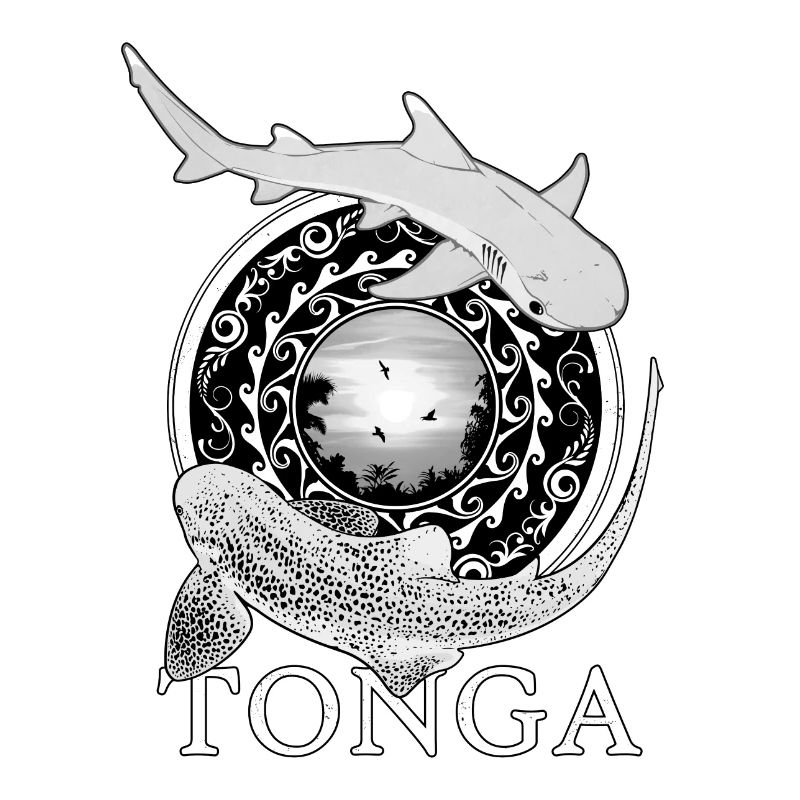 Tonga zebra shark whitetip reef shark