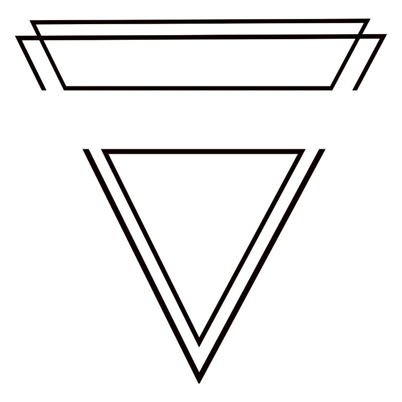 Triangle noir