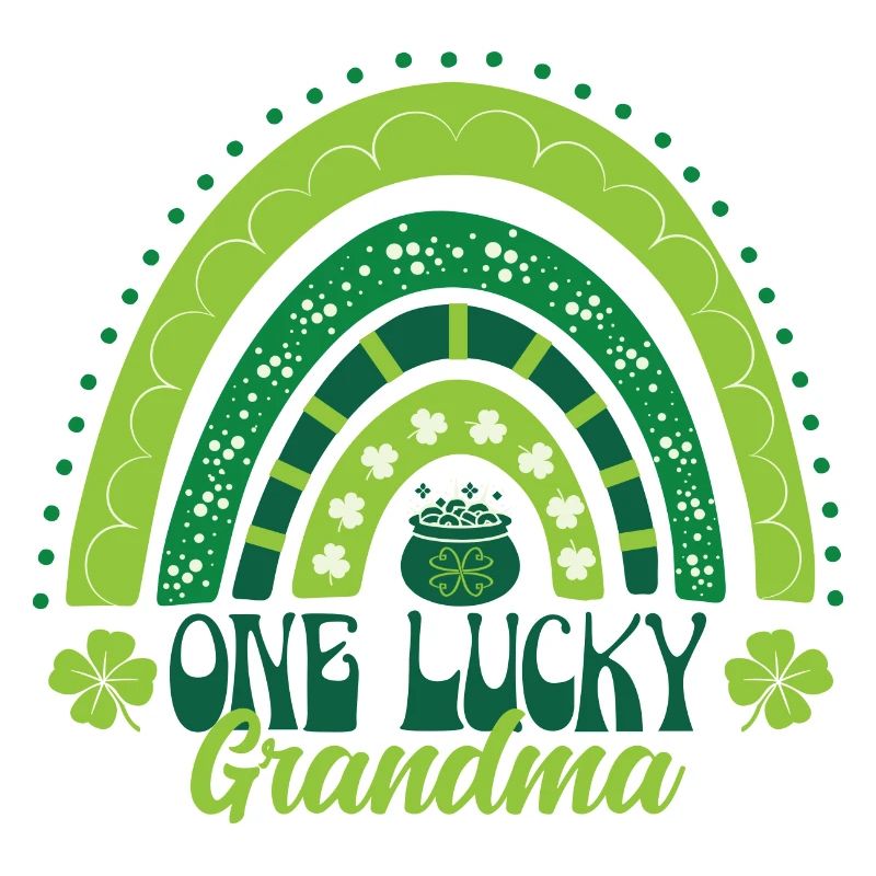 Eine glückliche Oma Saint Patrick
