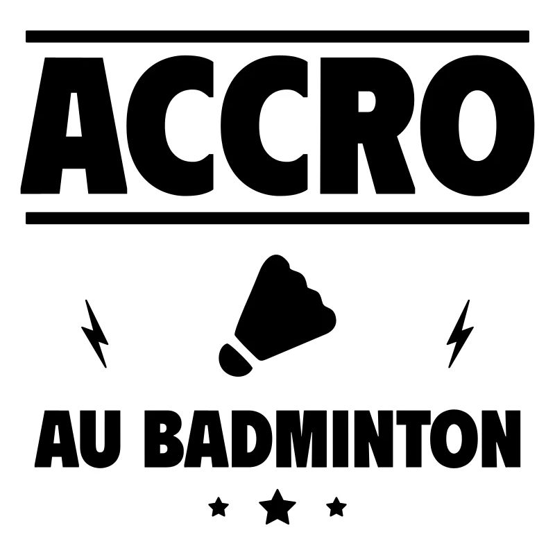 accro au badminton