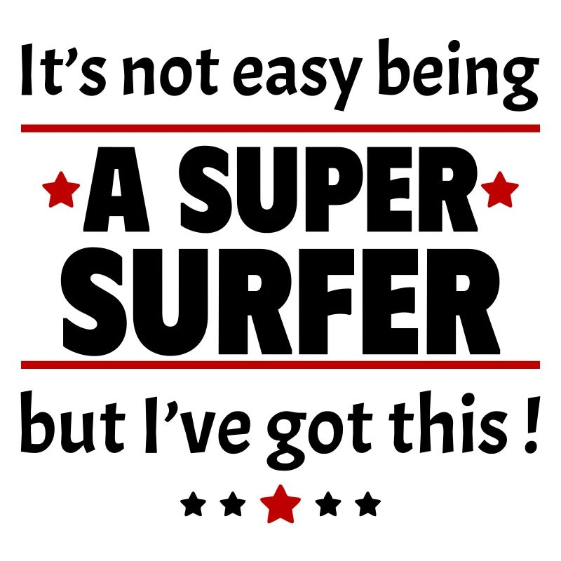 Es ist nicht einfach, ein super Surfer zu sein