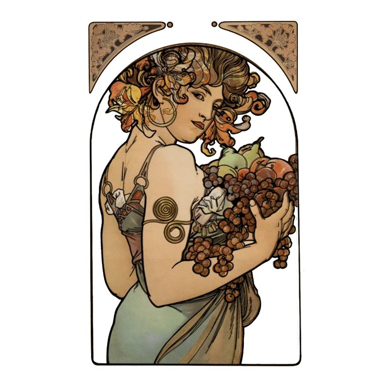Alfons Mucha - Le Fruit