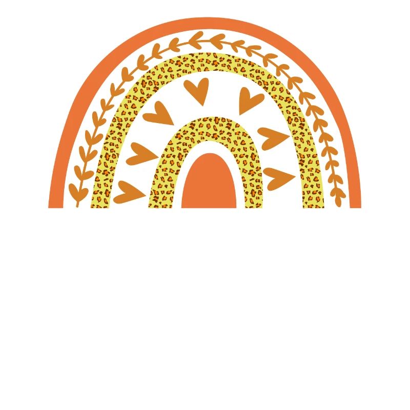 Leopard Rainbow Design Third Class For
