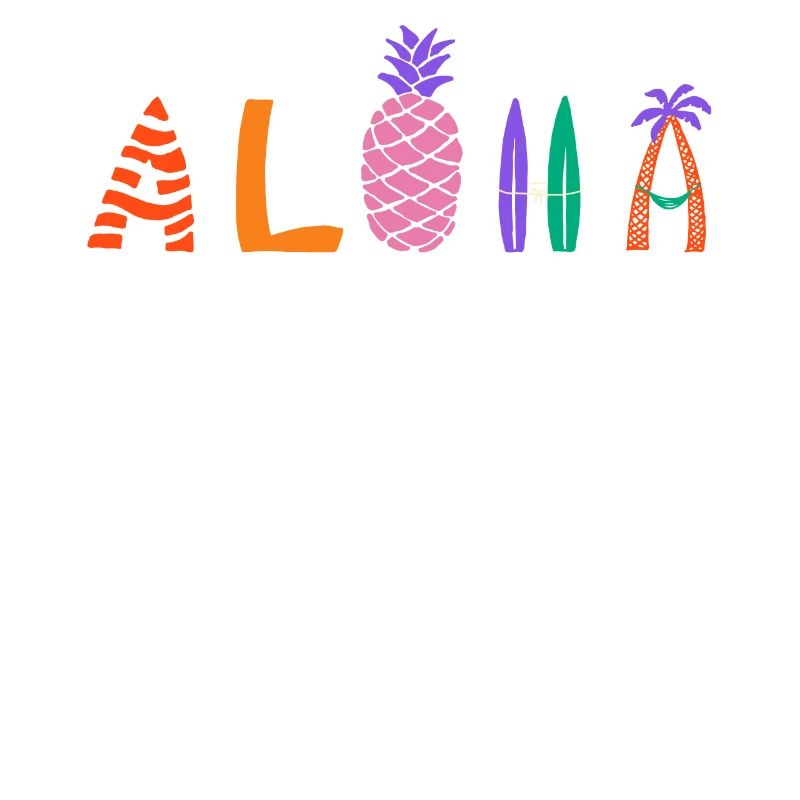 Aloha pineapple design for beach lovers pineapple