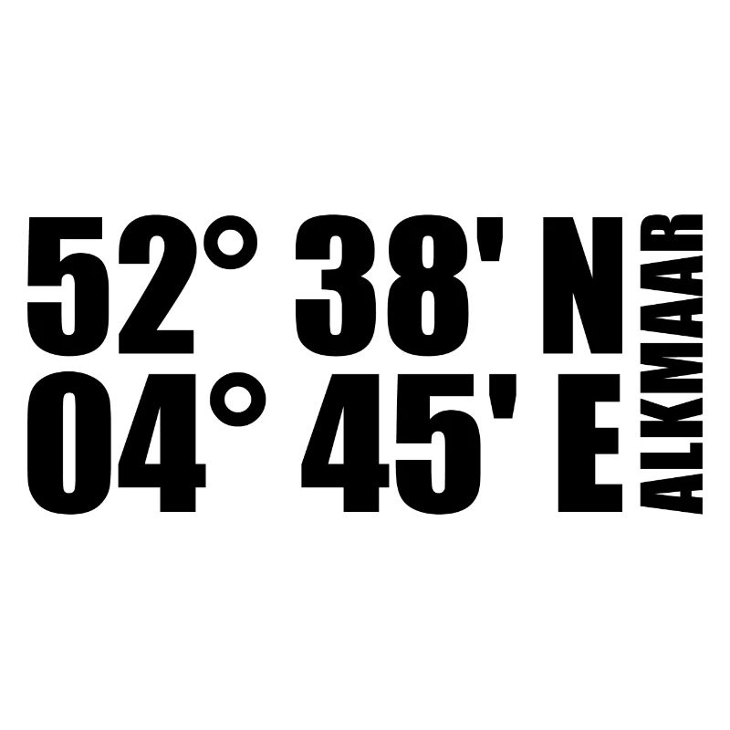 Alkmaar coordinates