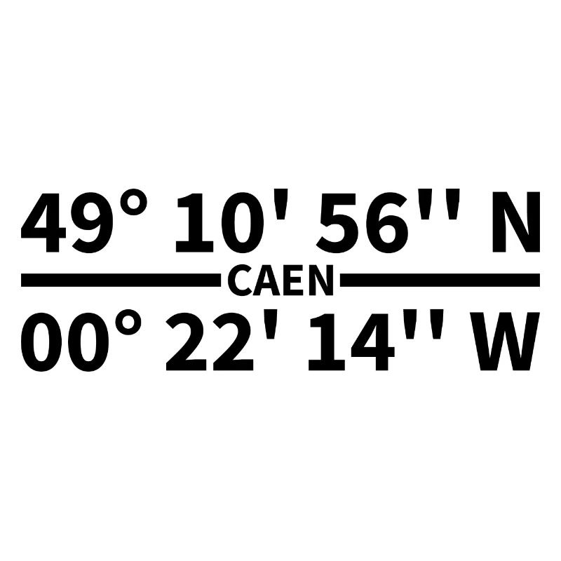 Coordonnées de Caen