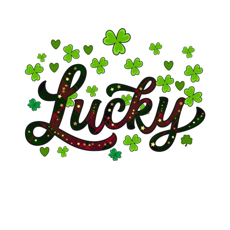 Lucky St Patricks Day, trèfle léopard