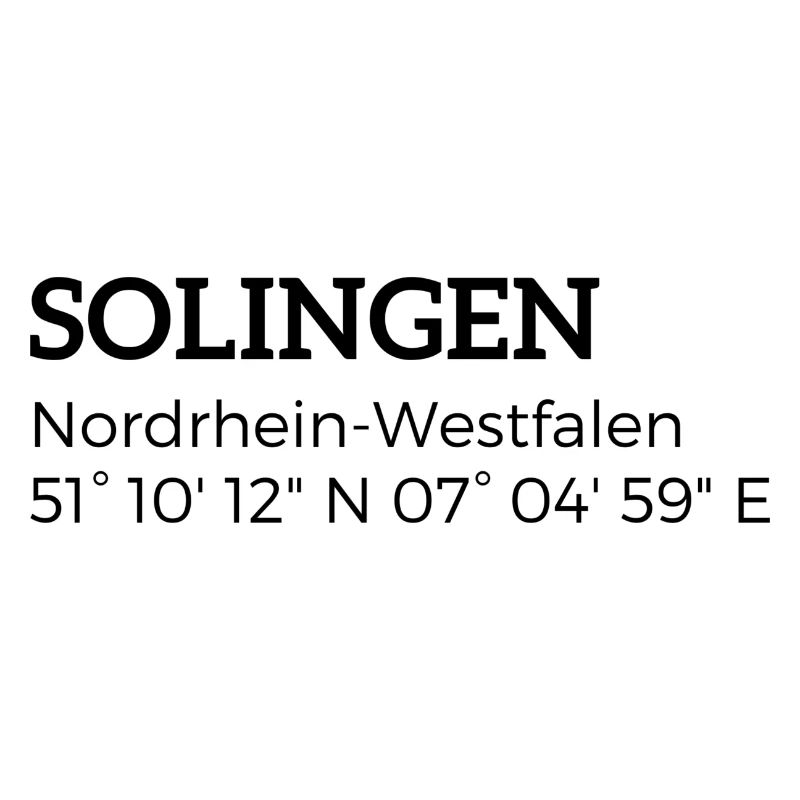 Solingen North Rhine-Westphalia coordinates