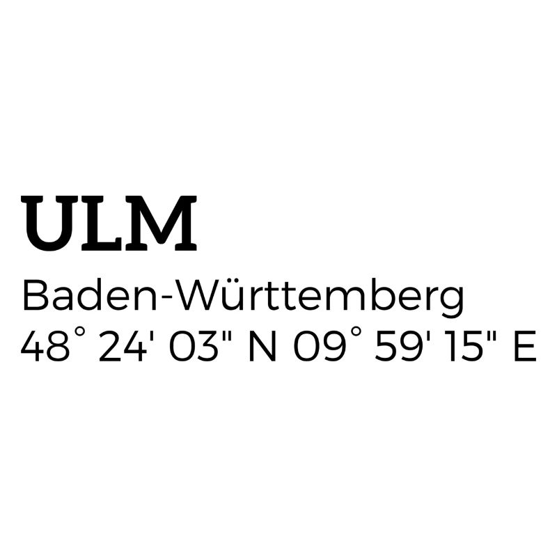 Ulm Baden-Württemberg coordinates