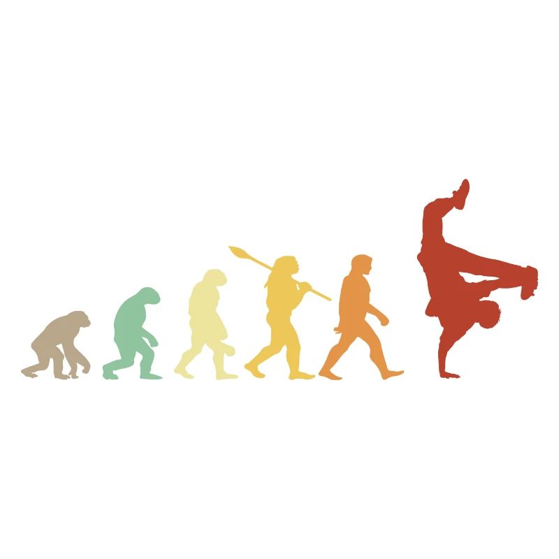 Evolution Hip Hop Breakdance - Hip Hop Geschenkidee
