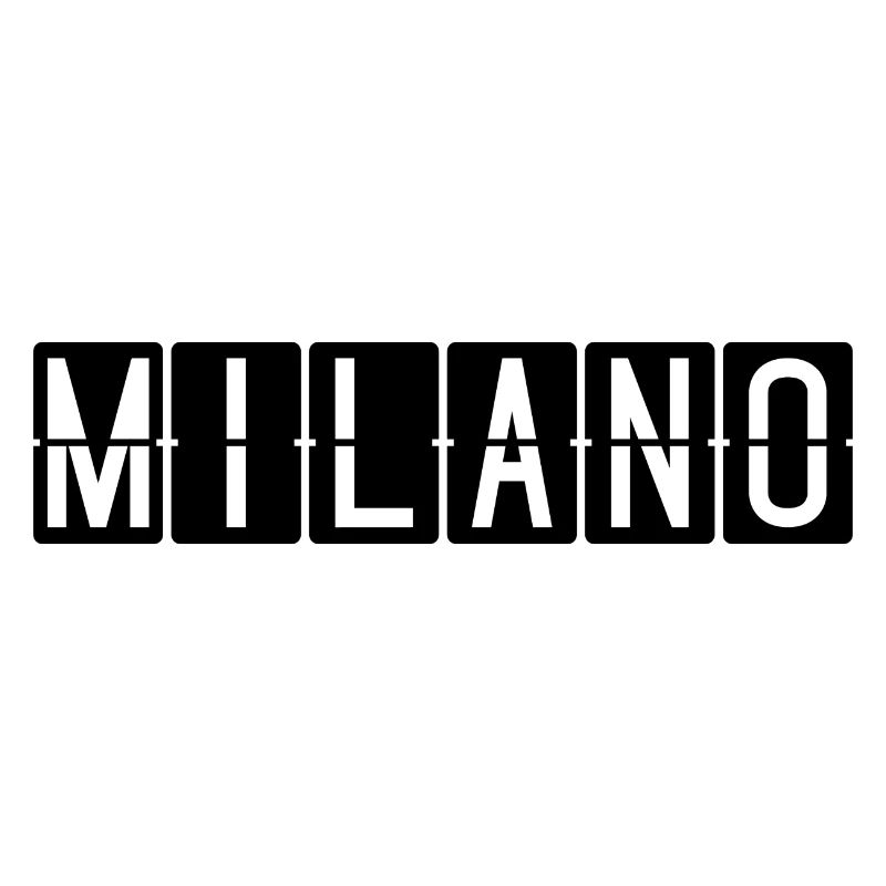 Panneau de l’aéroport de Milan
