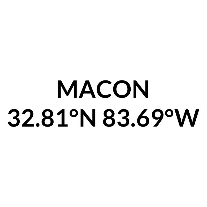 Macon Georgia USA Coordinates