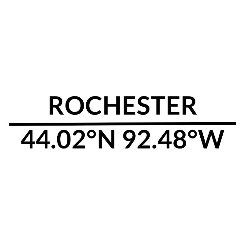 Rochester, Minnesota, USA Coordinates