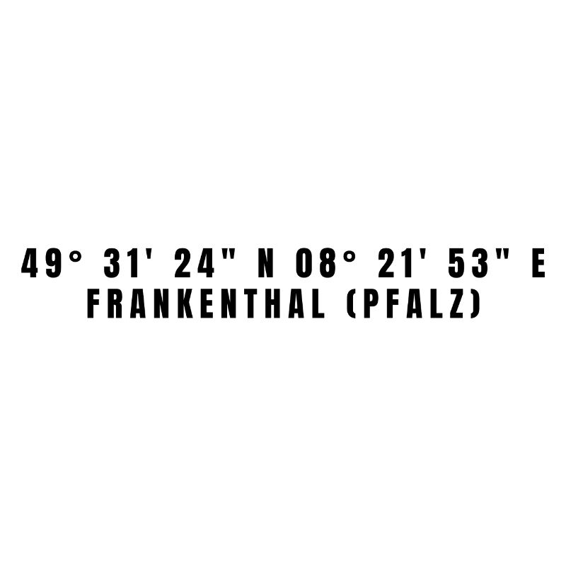 Frankenthal (Palatinate) Rhineland-Palatinate Coordinates