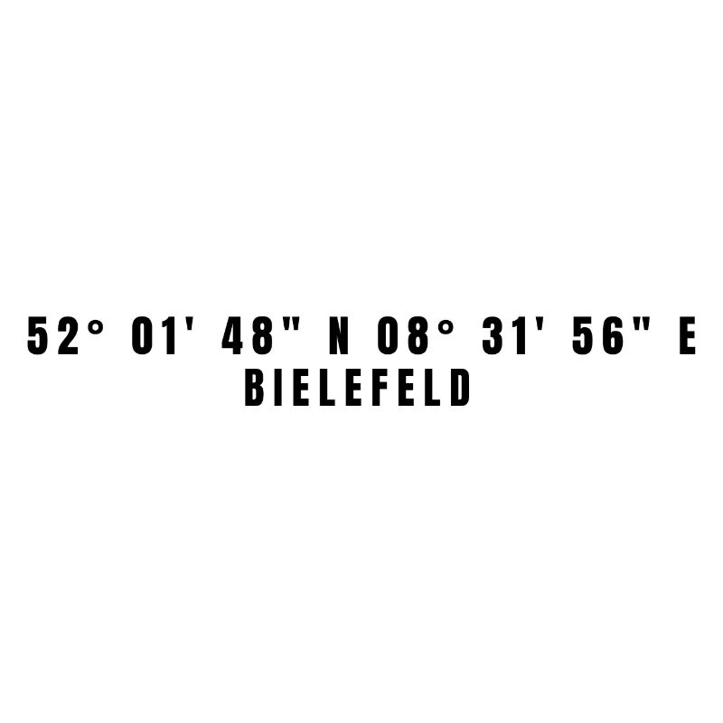 Bielefeld North Rhine-Westphalia Coordinates