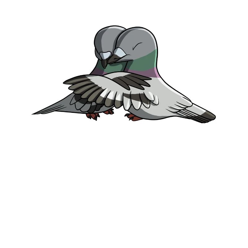Hugging Birds Pigeon