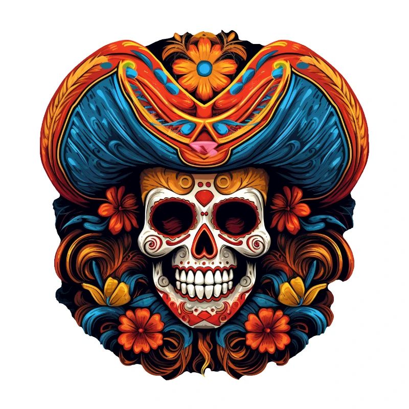 Cinco de Mayo Skull