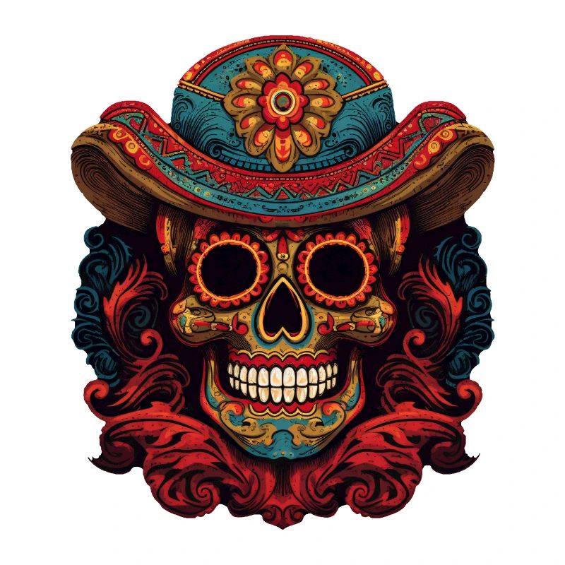 Cinco de Mayo Skull