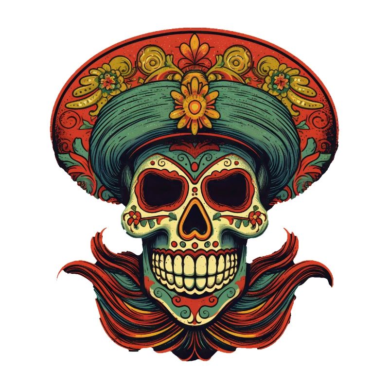 Cinco de Mayo Skull