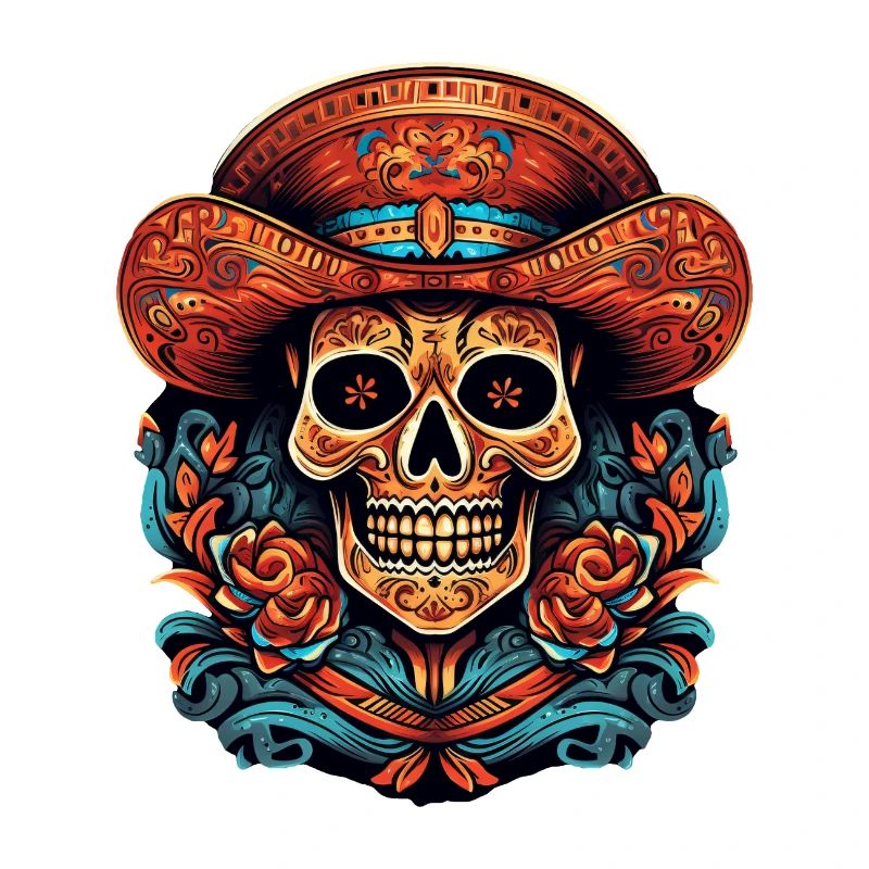Cinco de Mayo Skull