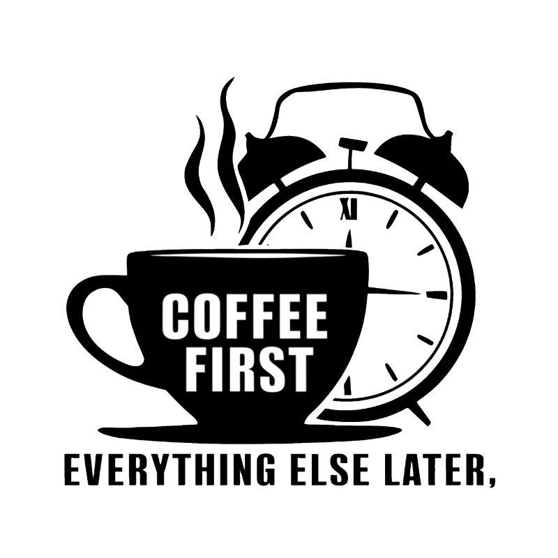 Erst der Kaffee, dann alles andere