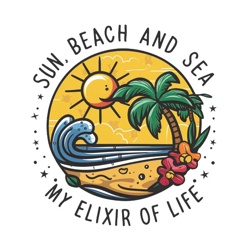 Le soleil, la plage et la mer - mon élixir de vie