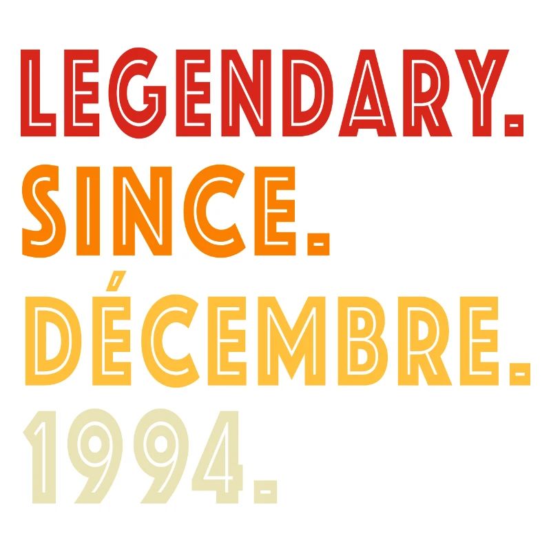 Anniversaire Décembre 1994 L’original 1994