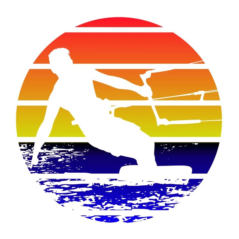 Kitesurfer Coucher de soleil