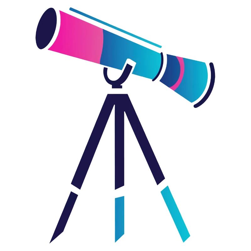 Flat and Colorful Telescope Design