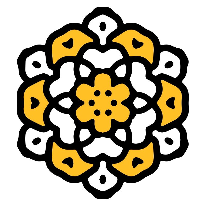 Blüte Blume Mandala