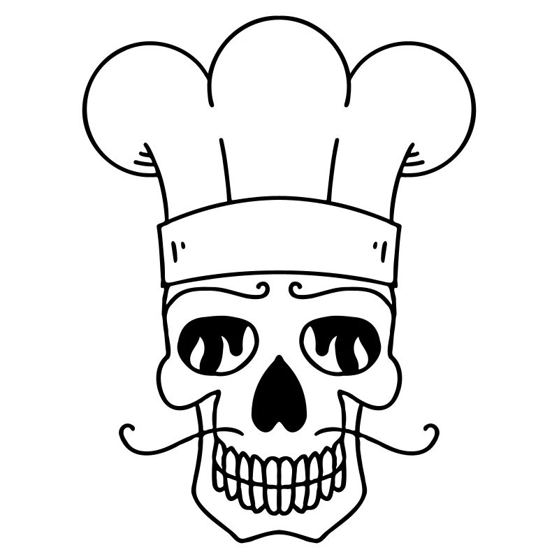 Crâne cuisinier