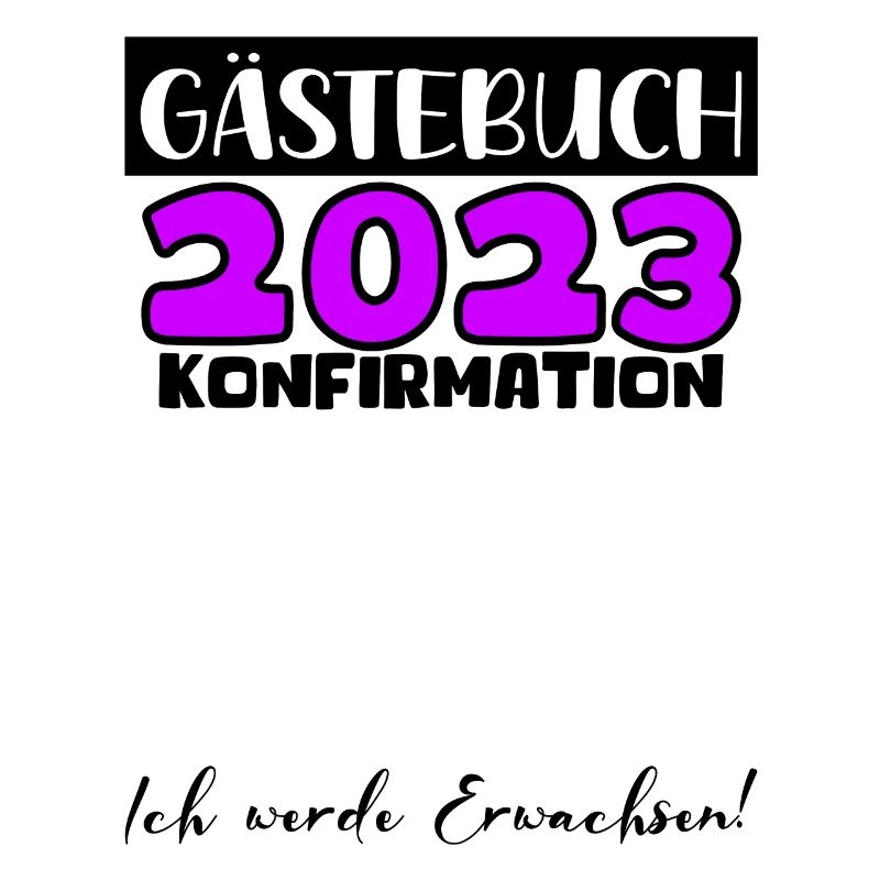Konfirmation 2023 Gästebuch Mädchen Jungen Jugend