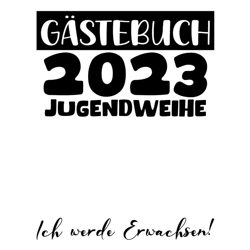Jugendweihe 2023 Gästebuch Mädchen Jungen Fun Deko