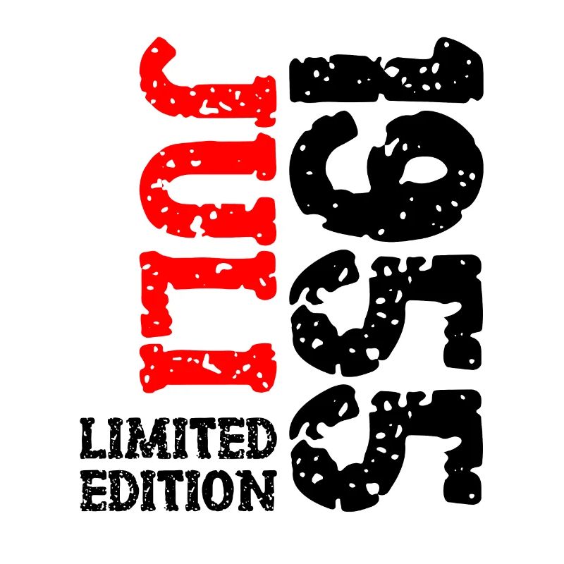 1955 Juli Limited Edition Geburtstag Geschenk