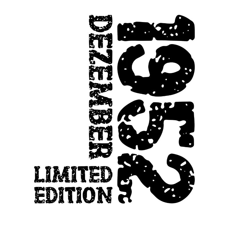 1952 Dezember Limited Edition 71. Geburtstag Deko