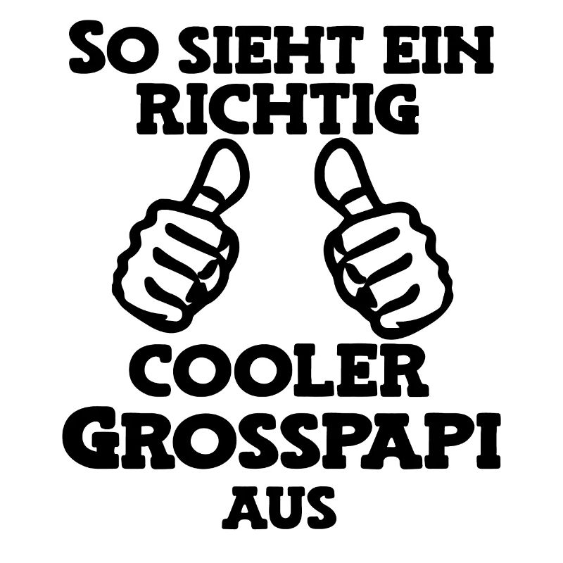 So sieht ein cooler Grosspapi Opa Schweiz