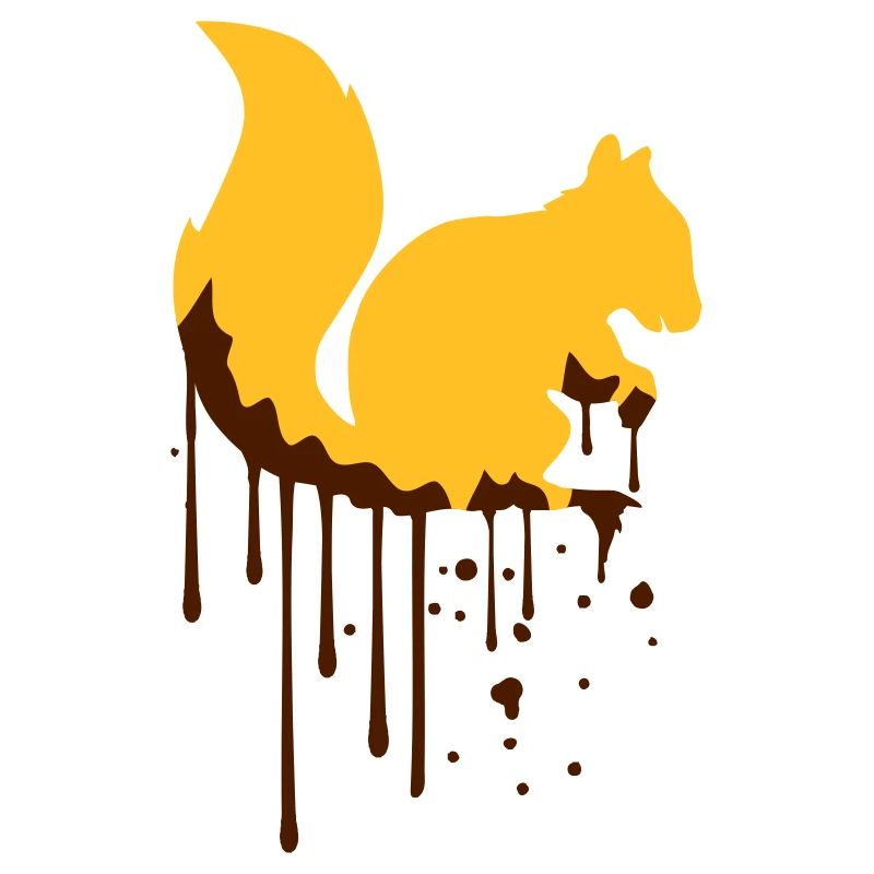 drop graffiti spray stamp black eichhoernch