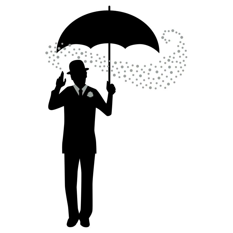 Magicien - Parapluie - Melon - Pantomime - 2C
