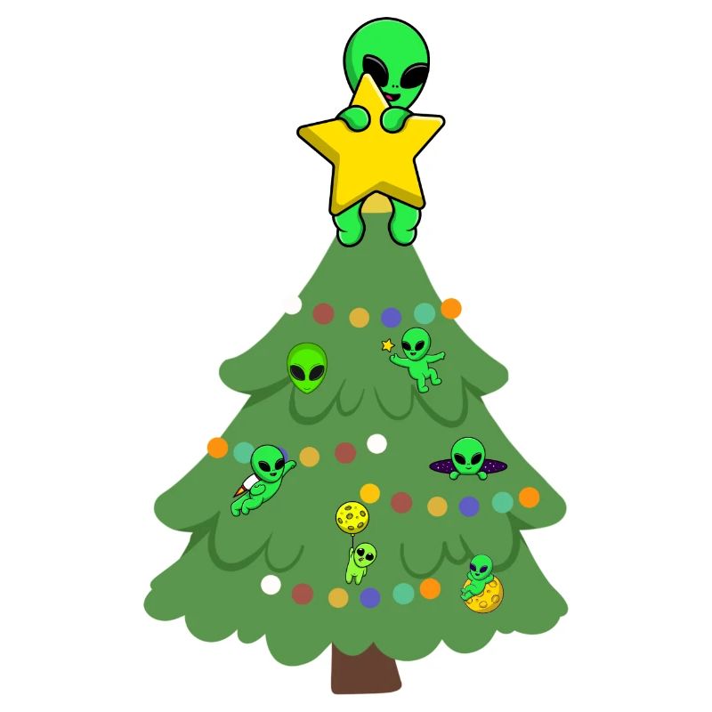 Arbre de Noël extraterrestre